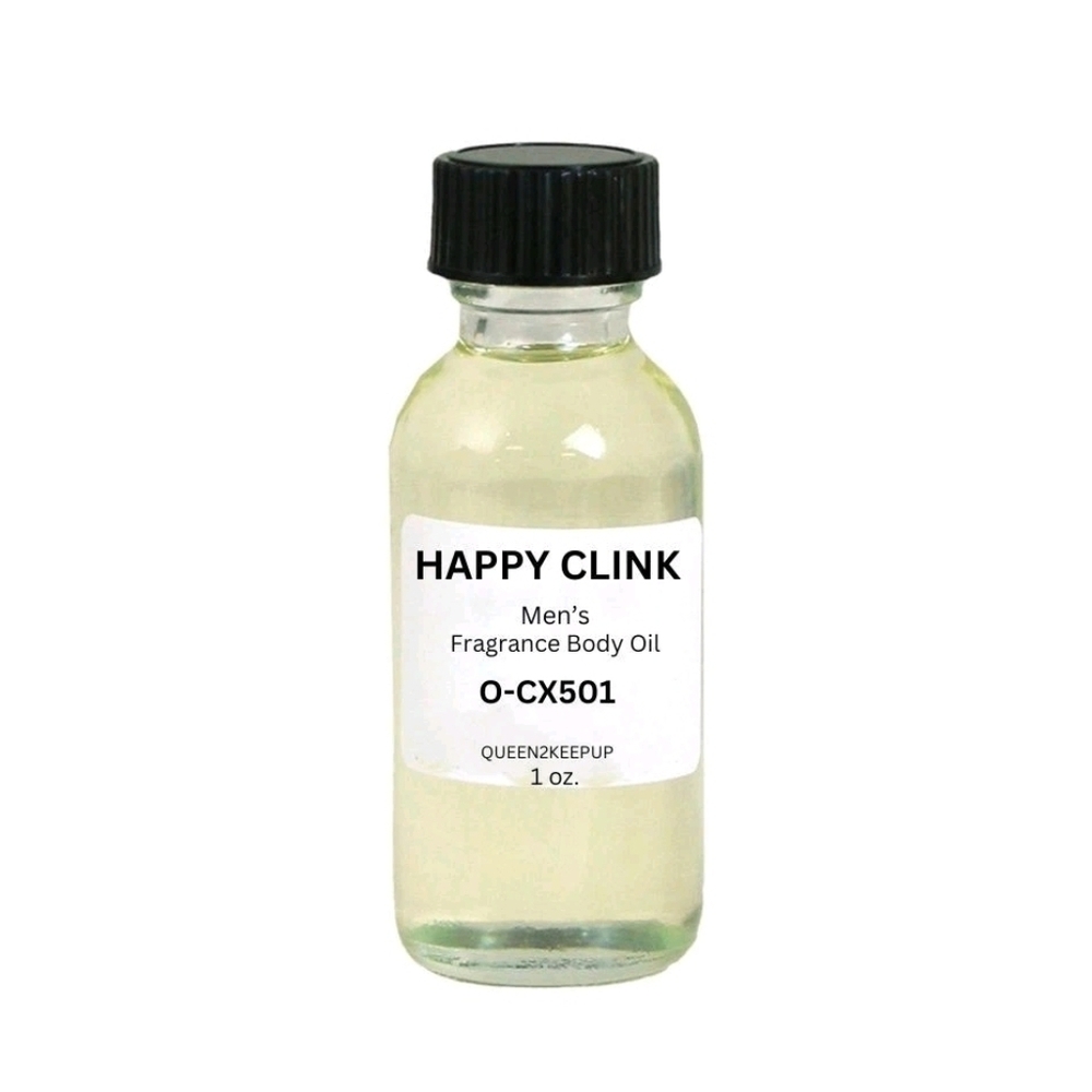 Happy Clink (Men) Body Oil 1 oz Fragrance All Natural Pure Uncut Scent